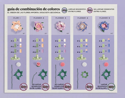 Kit de Flores Artesanales relajante - Blooms by Play-Doh