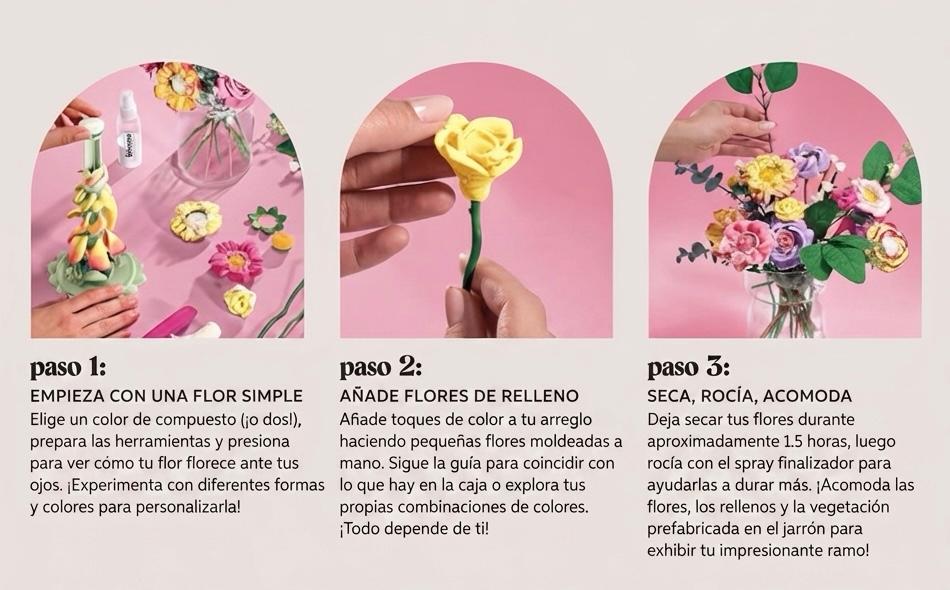 Kit de Flores Artesanales relajante - Blooms by Play-Doh