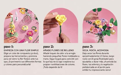 Kit de Flores Artesanales relajante - Blooms by Play-Doh
